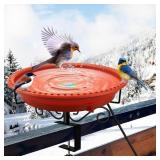 Lovppy Heated Bird Baths for Outdoors for Winter,