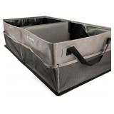 (Green) Collapsible Car Trunk Organizer with Water