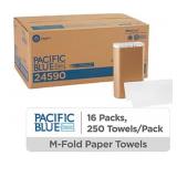 16 Packs of Pacific Blue Basic Recycled Multifold