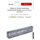 Deflect-O Tilt Bin Interlocking Compartment Storag