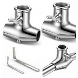 Hicarer 2 Pcs Rail Mount Flag Pole Holder Heavy Du