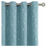 BGment Room Darkening Curtains 95 Inches Long, Gro