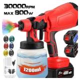 RELOIVE Cordless Paint Sprayer, 800W High Power Sp