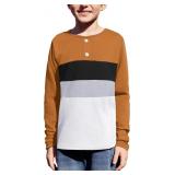 Size 6 Arshiner Kids Boys Henley Shirts Cotton Lon