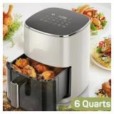 Simenmax Air Fryer, 6-Quart with Viewing Window, 1