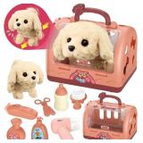 TEUVO Pet Care Play Set Robot Dog Toys for Kids 12
