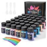 Mica Powder, 36 Colors (10g), Pigment for Epoxy Re