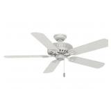Ainsworth 54 in. Indoor Cottage White Ceiling Fan