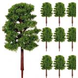 20 Pack Green Model Trees 3.14X1.57X1.57In Miniatu