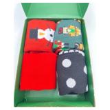 Happy Socks Fun Cute Christmas Novelty Dress Socks