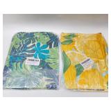Horaldaily Summer Monstera Green Queen Size Satin