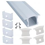 Litever 6-Pack 3.3 ft/1 Meter Deep Flush Aluminum