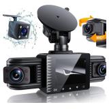 iiwey T1-pro Dash Cam Front and Rear Inside 3 Chan
