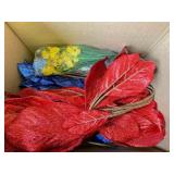 16x12x12 box full of all kinds of faux flowers