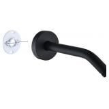 8 Inch Shower Arm with Flange and Stabilizer Brack