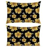 LOT OF 3  Horaldaily Summer Sunflower Bee Black Qu