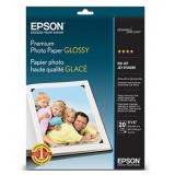 Epson Premium Photo Paper Glossy, 8" x 10", 20 she