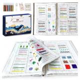 spicssa Beginner Embroidery Stitch Book Kit, 79 St