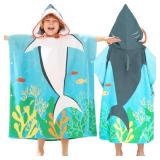 Joiedomi OIEDOMI Kids Beach Towels with Hood for B