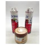 St. Ives (2) Body Wash & Dove Body Scrub
