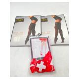 G&Y Thigh High Stockings with Silicone - 15D Sheer