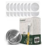 LOT OF 2  Grasseed Reusable Pods for Nespresso Ver