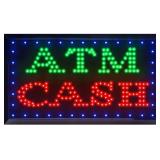 LED ATM Sign for Business Display- 21" Lx 13"W(Squ