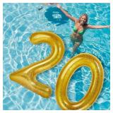 HyDren 48 Inch Inflatable Number 30 Pool Float, Gi