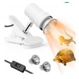 Moonorange Reptile Heat Lamp, Rotatable UVA/UVB Li