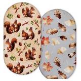 Lot Of 2 Ultra-Soft 2-Pack Stretchy Bassinet Sheet