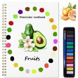 Watercolor Workbook for Adults - 12 Different Patt