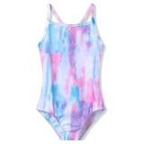 TENVDA Girls One Piece Swimsuits Sport Halter Swim