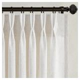 Extra Wide Pinch Pleated Curtains 96 Inches Long f