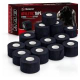 Massner Athletic Tape Black 1.5" x 45ft Per Roll (