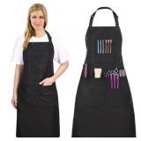 Lot of 3, Hair Stylist Apron with 4 Pockets, Hair