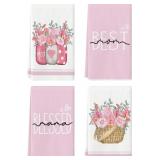 Artoid Mode Tulip Eucalyptus Leaves Vase Flower Ba