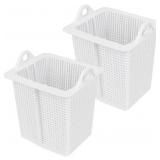 Lot of 2 Sets, WKZO 2-Pack Pool Pump Strainer Bask