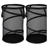 BATTOO 2 Pack Large Collapsible Laundry Basket Fol