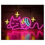 Star Cat LED Neon Light with Dimmer Switch, Vibran