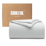SOULFUL Cooling Comforter King Size, Cooling Blank