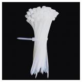 100PCS 12 Inch Zip Ties with 40 lbs Tensile Streng