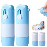 2PCS 2-in-1 Thermal Eraser Pen with Cutter, Water-