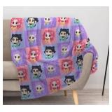 Allenjoy Cute Seamless Purple Korean Hunter Blanke
