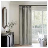 102 Inch Long Curtains Pinch Pleated Curtains for