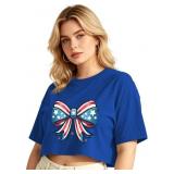 Size Large 4th of July Bow Tank Top Women-Vintage