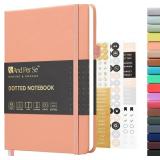 LOT OF 4 Dotted Journal Notebook, A5 Hardcover Aes