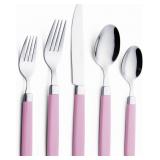 ANNOVA Silverware Set Stainless Steel Colorful Tab