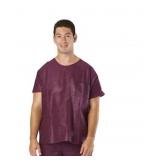 30 pack size small Disposable Unisex Scrub Top wit