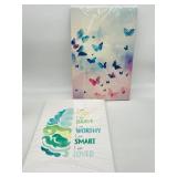 Lot of 2, 12 x 18 Inches Inspirational Wall Decor