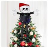 Christmas Tree Topper with Colorful String Light,